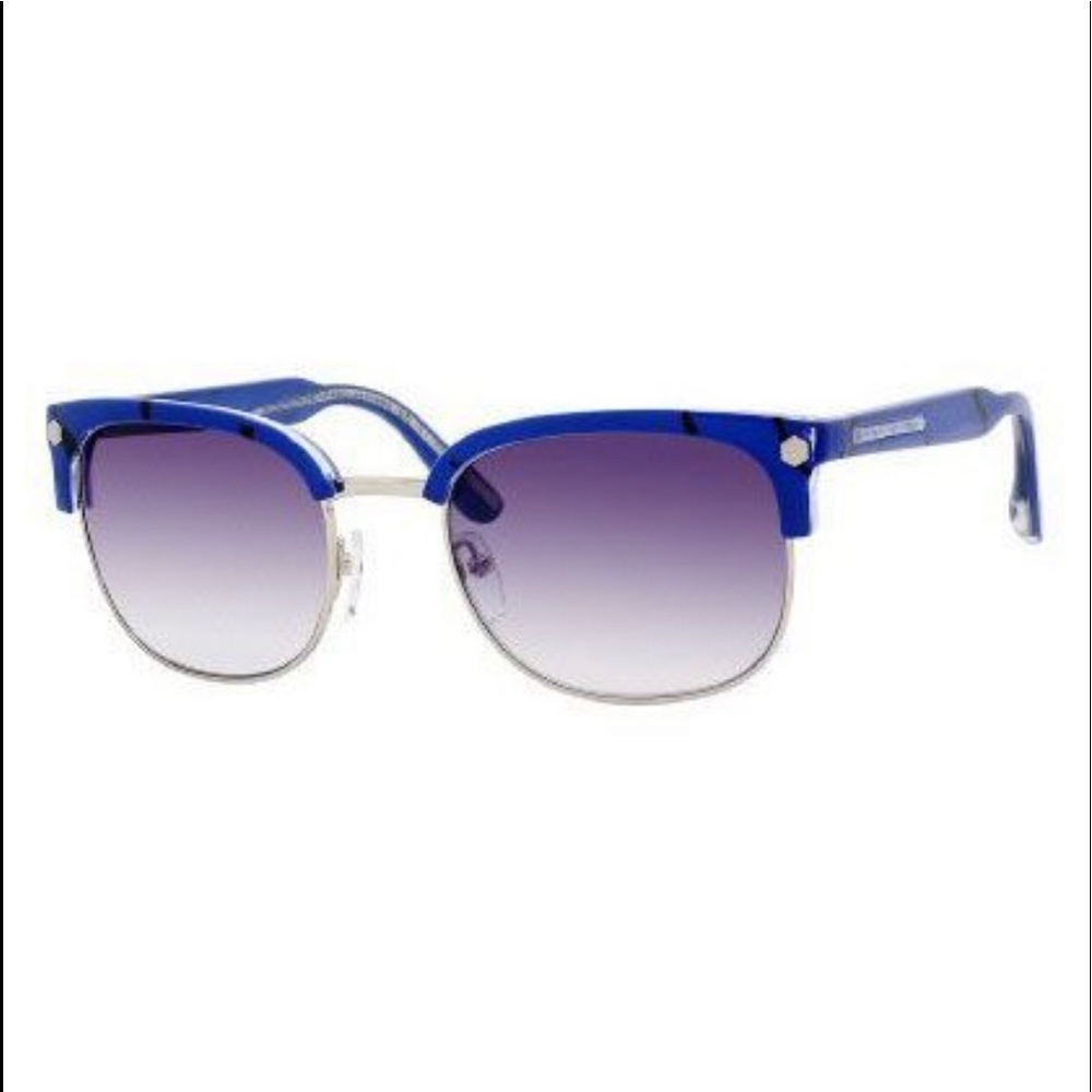 Marc Jacobs Blue Wayfarer Style Sunglasses + Case